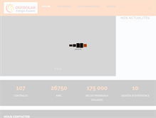 Tablet Screenshot of defisolar.com